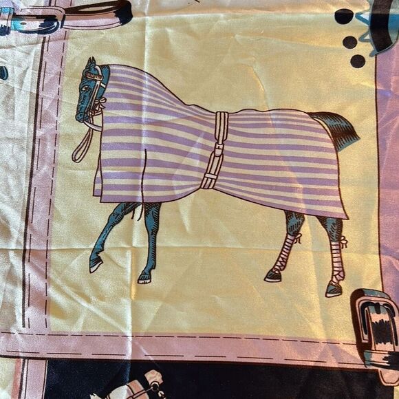 Pastel Equestrian Scarf - Picture 3 of 7